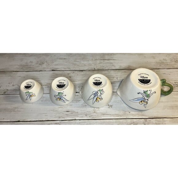 Rae Dunn Disney Tinker Bell Nesting Measuring Cup Set - Picture 5 of 11